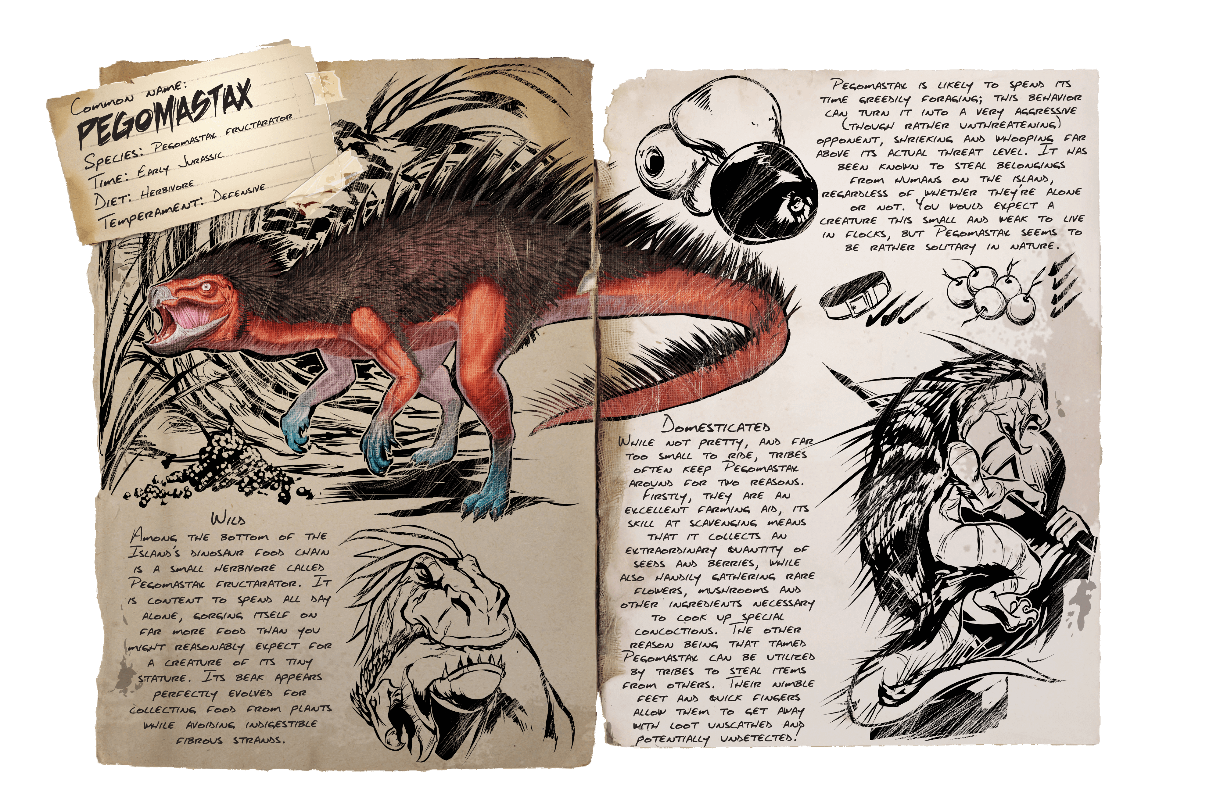 Pegomastax